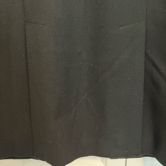 Merona Black sleeveless long jacket with pockets - Picture 4 of 6